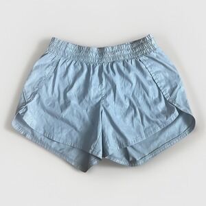 Athleta Women's Small Gray Running Shorts Workout Breathable Lined 4" Inseam